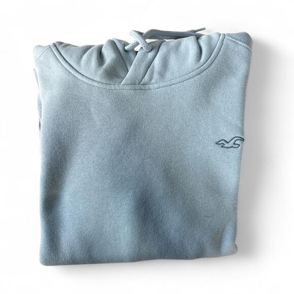 Hollister-co Men's Blue Hoodie - Picture 5 of 5